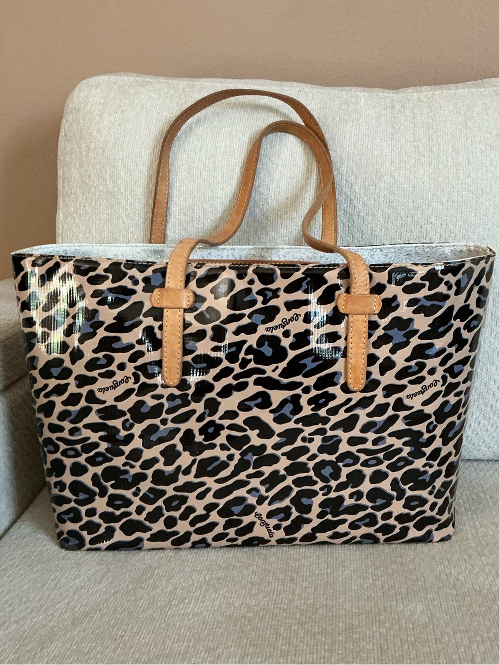 Consuela Blue Jag Legacy East West Tote - Picture 1 of 7